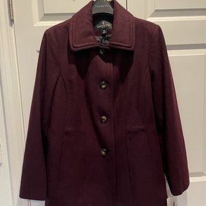 London Fog womens' wool-blend coat, size XL, NWT